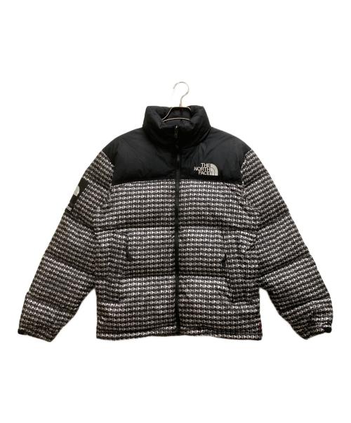 THE NORTH FACE（ザ ノース フェイス）THE NORTH FACE (ザ ノース フェイス) SUPREME (シュプリーム) Studded Nuptse Jacket ホワイト×ブラック サイズ:Sの古着・服飾アイテム