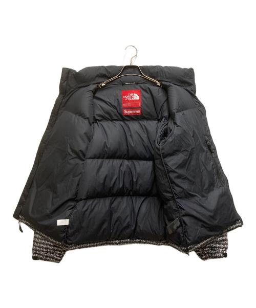 THE NORTH FACE（ザ ノース フェイス）THE NORTH FACE (ザ ノース フェイス) SUPREME (シュプリーム) Studded Nuptse Jacket ホワイト×ブラック サイズ:Sの古着・服飾アイテム