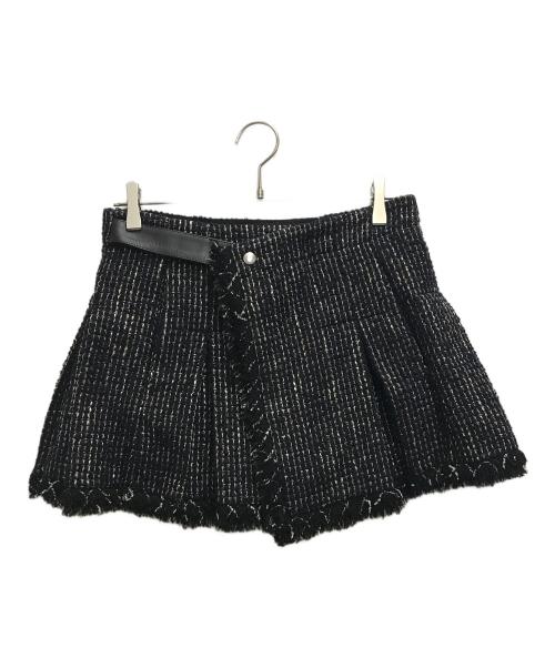 sacai（サカイ）sacai (サカイ) Tweed Shorts ネイビー サイズ:1の古着・服飾アイテム