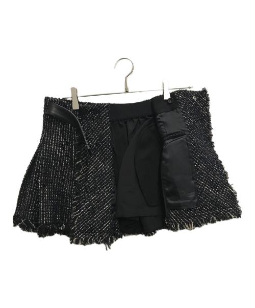 sacai（サカイ）sacai (サカイ) Tweed Shorts ネイビー サイズ:1の古着・服飾アイテム