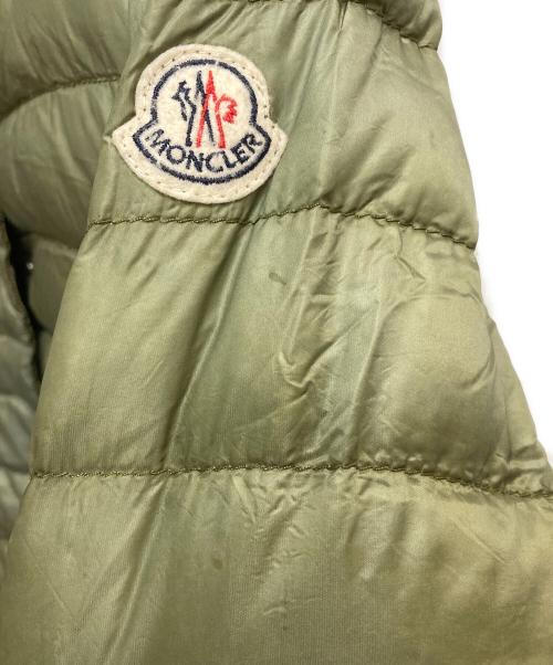 MONCLER（モンクレール）MONCLER (モンクレール) sacai (サカイ) SAKI フリルダウンジャケット オリーブ サイズ:00の古着・服飾アイテム