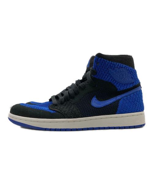 NIKE（ナイキ）NIKE (ナイキ) Air Jordan 1 Retro High Flyknit/エアジョーダン 1 レトロ ハイ フライニット  ブルー サイズ:26.5㎝の古着・服飾アイテム