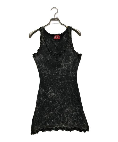 DIESEL（ディーゼル）DIESEL (ディーゼル) D-Certa ミニドレス ブラック サイズ:Sの古着・服飾アイテム