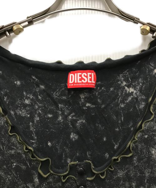 DIESEL（ディーゼル）DIESEL (ディーゼル) D-Certa ミニドレス ブラック サイズ:Sの古着・服飾アイテム