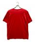 maison kitsune (メゾンキツネ) 半袖Tシャツ レッド サイズ:L：8000円