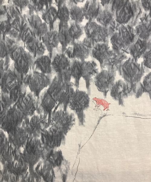 mina perhonen（ミナ ペルホネン）mina perhonen (ミナ ペルホネン) FOREST GATEスカート ベージュ サイズ:表記無しの古着・服飾アイテム