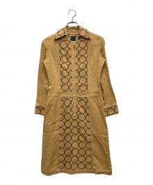 mina perhonen（ミナ ペルホネン）の古着「TAMBOURINEワンピース」｜ベージュ