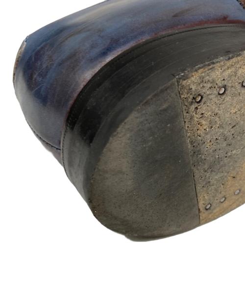 FRANCESCO BENIGNO（フランチェスコ・ベニーニョ）francesco benigno (フランチェスコ・ベニーニョ) ホールカットコンビネーションシューズ ブラウン×ブルー サイズ:6の古着・服飾アイテム