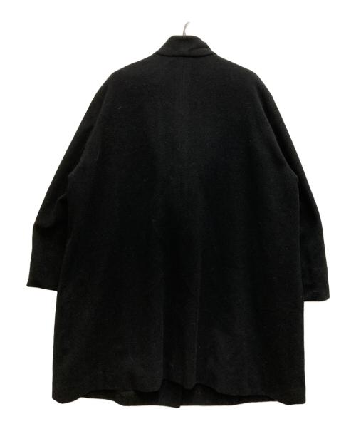 ISSEY MIYAKE（イッセイミヤケ）ISSEY MIYAKE (イッセイミヤケ) ウールチェスターコート ブラック サイズ:Ⅼの古着・服飾アイテム