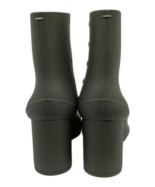 Maison Margiela（メゾンマルジェラ）Maison Margiela (メゾンマルジェラ) ラバーレイン足袋ブーツ グリーン サイズ:36の古着・服飾アイテム
