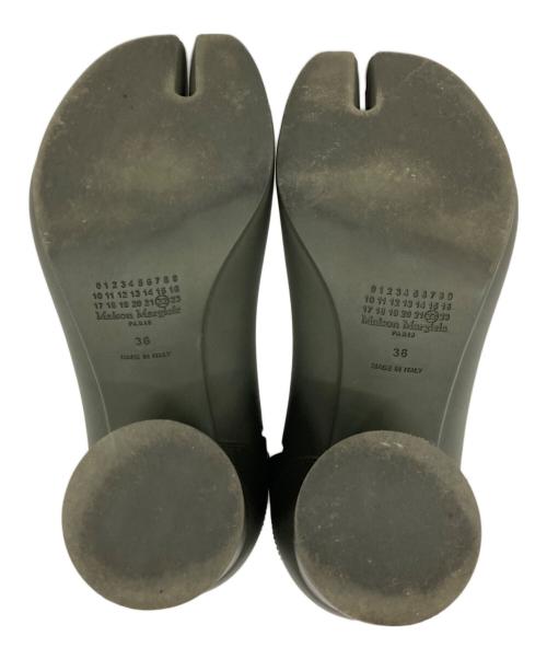 Maison Margiela（メゾンマルジェラ）Maison Margiela (メゾンマルジェラ) ラバーレイン足袋ブーツ グリーン サイズ:36の古着・服飾アイテム