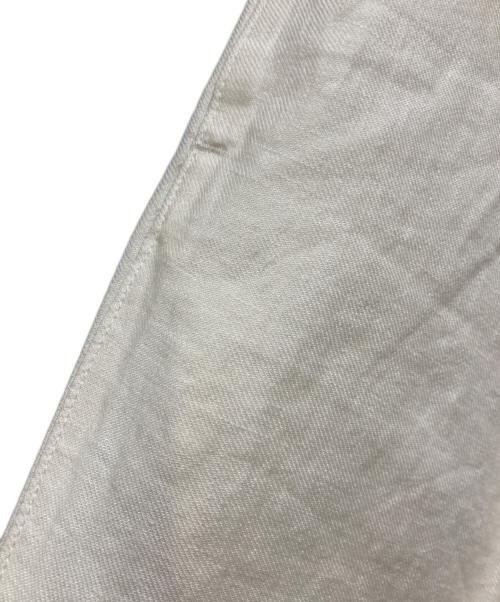 DEUXIEME CLASSE（ドゥーズィエム クラス）Deuxieme Classe (ドゥーズィエム クラス) Handsome リネン パンツ ホワイト サイズ:36の古着・服飾アイテム