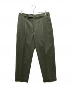 WACKO MARIAワコマリア）の古着「DORMEUIL / PLEATED TROUSERS」｜グリーン