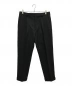 WACKO MARIAワコマリア）の古着「DORMEUIL / PLEATED TROUSERS」｜ブラック