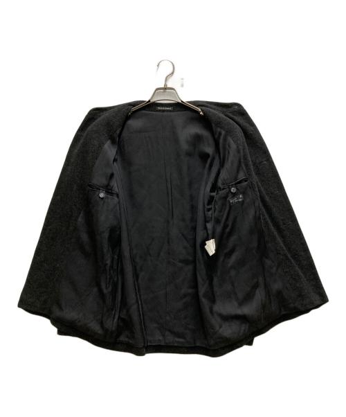 agnes b homme（アニエスベーオム）agnes b homme (アニエスベーオム) 90s スタンドカラーカラーウールジャケット グレー サイズ:1の古着・服飾アイテム