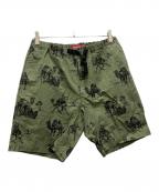 SUPREMEシュプリーム）の古着「CAMEL BELTED SHORTS」｜オリーブ