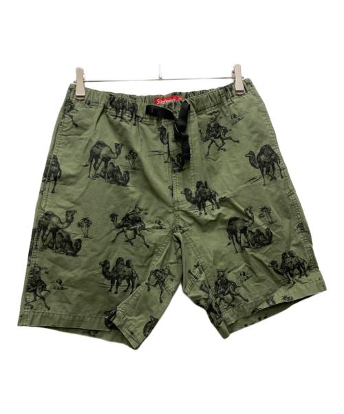 SUPREME（シュプリーム）Supreme (シュプリーム) CAMEL BELTED SHORTS オリーブ サイズ: 81cm (W32)の古着・服飾アイテム
