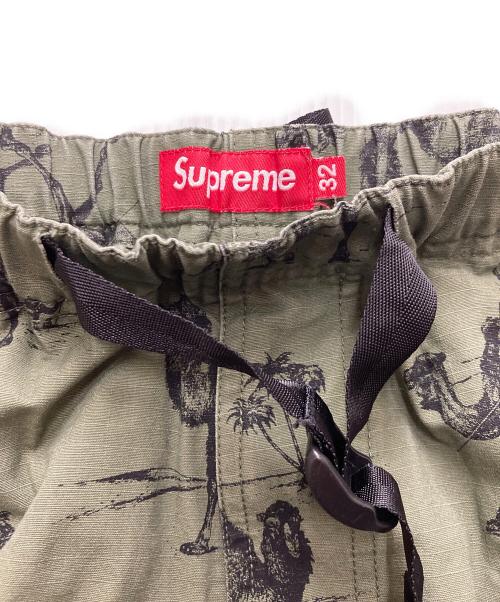 SUPREME（シュプリーム）Supreme (シュプリーム) CAMEL BELTED SHORTS オリーブ サイズ: 81cm (W32)の古着・服飾アイテム