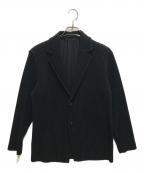HOMME PLISSE ISSEY MIYAKEオム プリッセ イッセイ ミヤケ）の古着「BASICS プリーツジャケット」｜ブラック