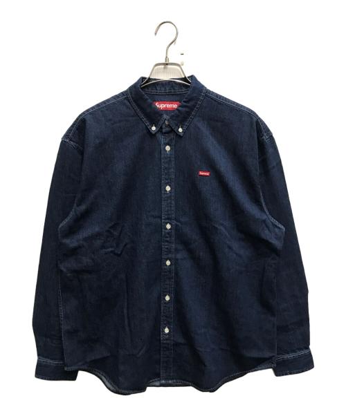 SUPREME（シュプリーム）Supreme (シュプリーム) Supreme Small Box Shirt インディゴ サイズ:Ⅼの古着・服飾アイテム