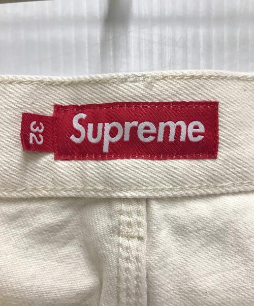 SUPREME（シュプリーム）Supreme (シュプリーム) Double Knee Painter Pant ホワイト サイズ:32の古着・服飾アイテム