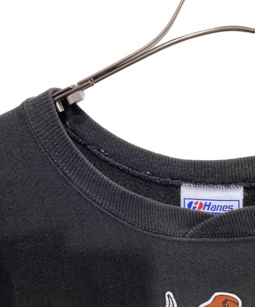 Hanes（ヘインズ）Hanes (ヘインズ) 90'S  2段 カレッジ ウェット ブラック サイズ:Lの古着・服飾アイテム