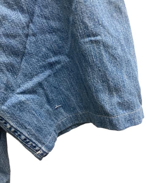 DISCOVERED（ディスカバード）DISCOVERED (ディスカバード) リメイク構築デニムシャツDC NS-SH ネイビー サイズ:FREEの古着・服飾アイテム
