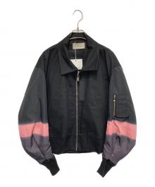 Licht Bestreben（リヒトベシュトレーベン）の古着「ミクスチャーブルゾン」｜ブラック