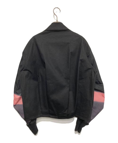 Licht Bestreben（リヒトベシュトレーベン）Licht Bestreben (リヒトベシュトレーベン) ミクスチャーブルゾン ブラック サイズ:1の古着・服飾アイテム