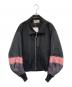 Licht Bestreben（リヒトベシュトレーベン）の古着「ミクスチャーブルゾン」｜ブラック
