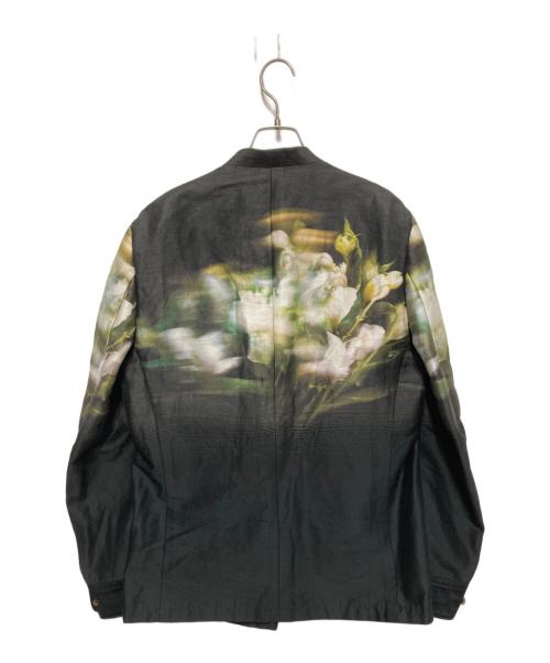 TAAKK（ターク）TAAKK (ターク) TUCK IN FLOWER JACKET→SHIRTS ブラック×カーキ サイズ:2の古着・服飾アイテム