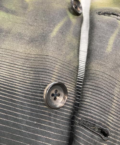 TAAKK（ターク）TAAKK (ターク) TUCK IN FLOWER JACKET→SHIRTS ブラック×カーキ サイズ:2の古着・服飾アイテム