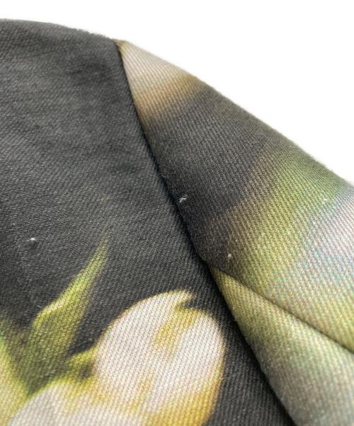 TAAKK（ターク）TAAKK (ターク) TUCK IN FLOWER JACKET→SHIRTS ブラック×カーキ サイズ:2の古着・服飾アイテム