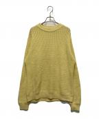UNUSEDアンユーズド）の古着「crew neck knit.」｜イエロー