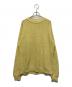 UNUSED（アンユーズド）の古着「crew neck knit.」｜イエロー