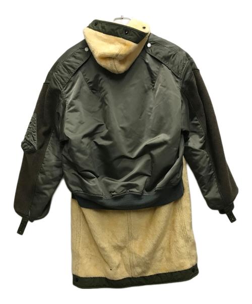 COMME des GARCONS JUNYA WATANABE MAN（コム デ ギャルソン ジュンヤ ワタナベ マン）COMME des GARCONS JUNYA WATANABE MAN (コム デ ギャルソン ジュンヤ ワタナベ マン) Nylon Twill Acrylic Polyester Coat ブラック サイズ:Sの古着・服飾アイテム