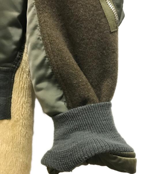 COMME des GARCONS JUNYA WATANABE MAN（コム デ ギャルソン ジュンヤ ワタナベ マン）COMME des GARCONS JUNYA WATANABE MAN (コム デ ギャルソン ジュンヤ ワタナベ マン) Nylon Twill Acrylic Polyester Coat ブラック サイズ:Sの古着・服飾アイテム