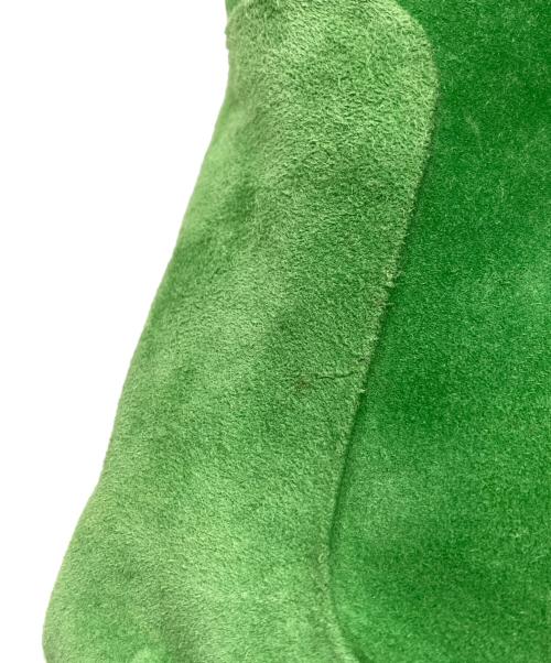 BOTTEGA VENETA（ボッテガベネタ）BOTTEGA VENETA (ボッテガベネタ) スウェードブーツ グリーン サイズ:37の古着・服飾アイテム