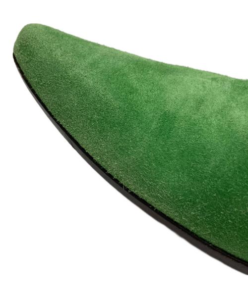 BOTTEGA VENETA（ボッテガベネタ）BOTTEGA VENETA (ボッテガベネタ) スウェードブーツ グリーン サイズ:37の古着・服飾アイテム