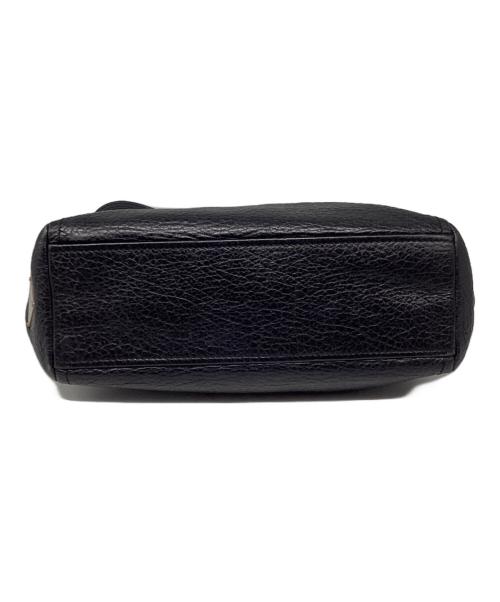 PRADA（プラダ）PRADA (プラダ) がま口レザートートバッグ ブラックの古着・服飾アイテム