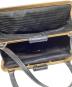 中古・古着 PRADA (プラダ) がま口レザートートバッグ ブラック：35000円