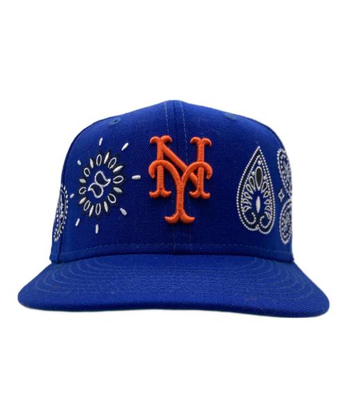 New Era（ニューエラ）New Era (ニューエラ) メッツキャップ ブルー サイズ:7 1/2（59.6cm）の古着・服飾アイテム