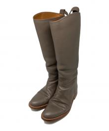 HERMES（エルメス）の古着「ケリー ロングブーツ」｜グレージュ