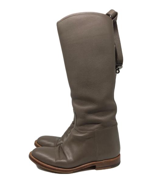 HERMES（エルメス）HERMES (エルメス) ケリー ロングブーツ グレージュ サイズ: 35 1/2の古着・服飾アイテム