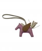 HERMESエルメス）の古着「ロデオペガサスPM」｜ピンクベージュ