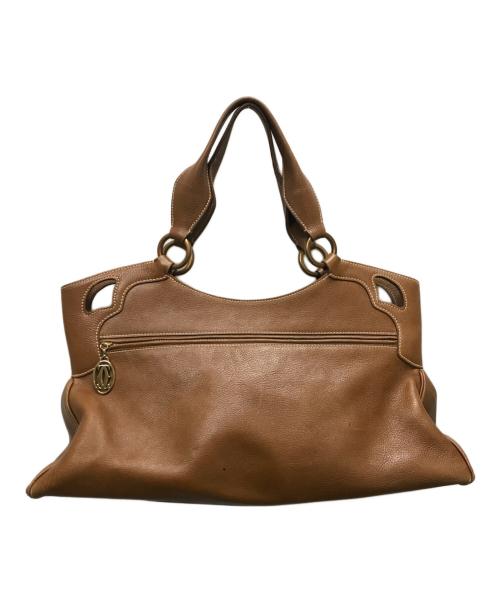 Cartier（カルティエ）Cartier (カルティエ) マルチェロ ドゥ カルティエ/ハンドバッグ ブラウンの古着・服飾アイテム