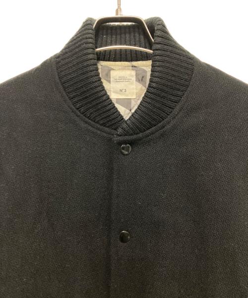 BEDWIN &THE HEARTBREAKERS（ベドウィンアンドザ ハートブレイカーズ）BEDWIN &THE HEARTBREAKERS (ベドウィンアンドザ ハートブレイカーズ) 袖レザースタジャン ブラック サイズ:3の古着・服飾アイテム