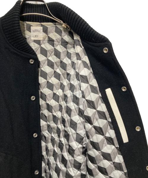 BEDWIN &THE HEARTBREAKERS（ベドウィンアンドザ ハートブレイカーズ）BEDWIN &THE HEARTBREAKERS (ベドウィンアンドザ ハートブレイカーズ) 袖レザースタジャン ブラック サイズ:3の古着・服飾アイテム