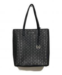 MICHAEL KORS（マイケル・コース）の古着「2WAYトートレザーバッグ」｜ブラック