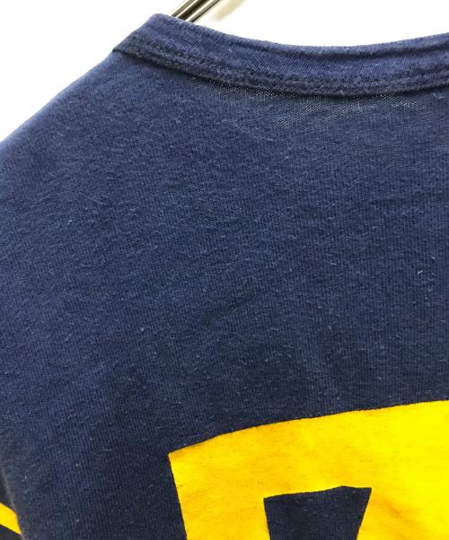 Champion（チャンピオン）Champion (チャンピオン) 60s フットボールTシャツ ネイビー サイズ:Lの古着・服飾アイテム